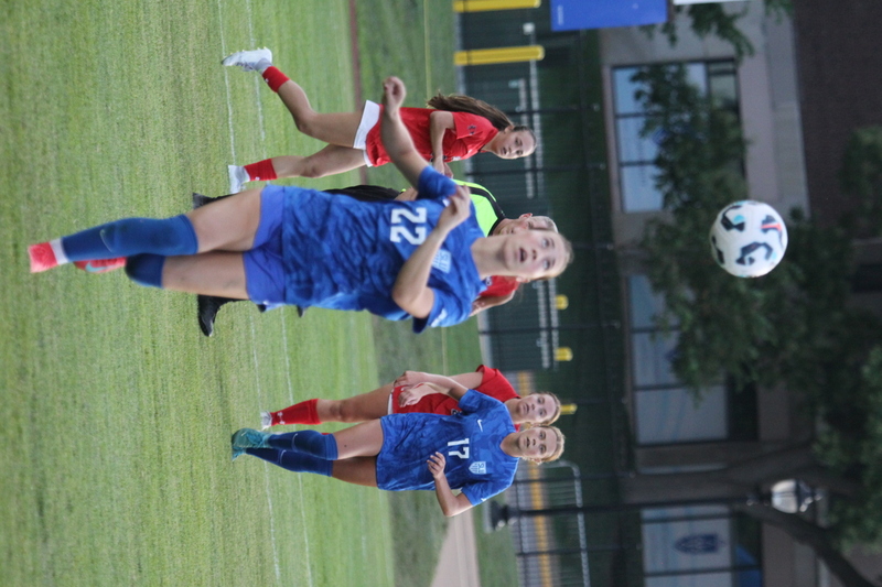 Saint Louis University (SLU) vs SEMO Womens Soccer 2025 A -LXIII.jpg :: Saint Louis University (SLU) Billikens vs Southeast Missouri State University (SEMO) Womens Soccer 2025, SLU won 5-0. The Redhawks are a Ohio Valley Conference 9th ranked team in Division II conference. SLU is a A10 Conference Champion and a NCAA Tournament second round team. The contest was held at Robert R. Hermann Stadium on the SLU St. Louis, Missouri, USA campus.