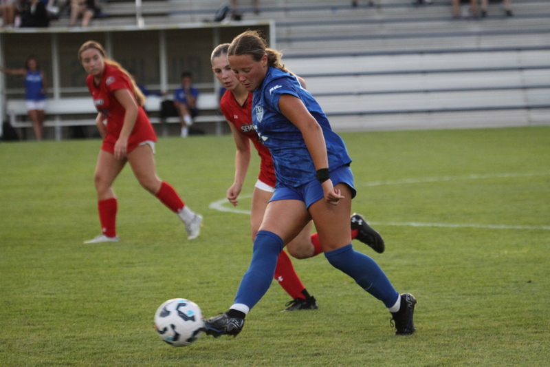 Saint Louis University (SLU) vs SEMO Womens Soccer 2025 A -LXXV.jpg :: Saint Louis University (SLU) Billikens vs Southeast Missouri State University (SEMO) Womens Soccer 2025, SLU won 5-0. The Redhawks are a Ohio Valley Conference 9th ranked team in Division II conference. SLU is a A10 Conference Champion and a NCAA Tournament second round team. The contest was held at Robert R. Hermann Stadium on the SLU St. Louis, Missouri, USA campus.