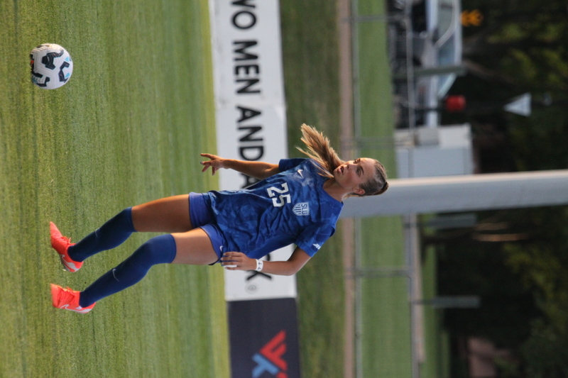 Saint Louis University (SLU) vs SEMO Womens Soccer 2025 A -XIV.jpg :: Saint Louis University (SLU) Billikens vs Southeast Missouri State University (SEMO) Redhawks Women's Soccer at Robert R. Hermann Stadium on the St. Louis, Missouri, USA campus. The Pitch - A football or Soccer field is the playing surface for the game of association football. It's dimensions and markings are defined by Law 1 of the Laws of the Game, The Field of Play. SLU is a Division I A10 Champion and a NCAA Championships competitor and SEMO is a 9th ranked Division II team matched up in this exhibition game. SLU won 5-0. 