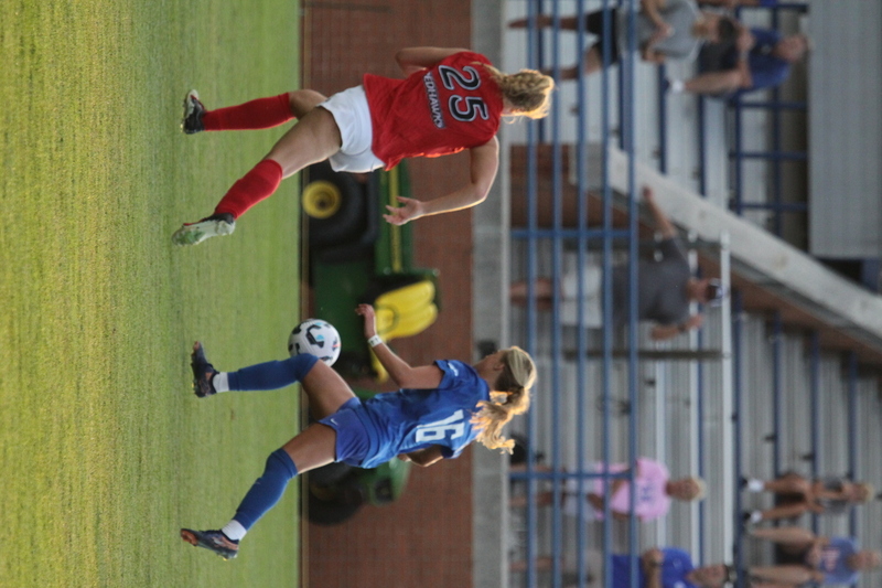 Saint Louis University (SLU) vs SEMO Womens Soccer 2025 A -XV.jpg :: Saint Louis University (SLU) Billiken's Women's Soccer exhibition game against Southeast Missouri State University (SEMO) Redhawks at Robert R. Hermann Stadium in St. Louis, Missouri, USA. SLU won 5-0. On The Pitch time 6pm. The Pitch - A Soccer Pitch is the official term for the playing field in soccer, primarily used in the UK and other countries with a strong soccer culture. 