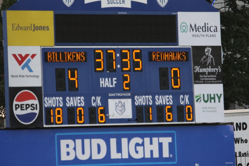 Saint Louis University (SLU) vs SEMO Womens Soccer 2025 A -XXI.jpg :: Saint Louis University (SLU) Billiken's Women's Soccer exhibition game against Southeast Missouri State University (SEMO) Redhawks at Robert R. Hermann Stadium in St. Louis, Missouri, USA. SLU won 5-0. On The Pitch time 6pm. The Pitch - A Soccer Pitch is the official term for the playing field in soccer, primarily used in the UK and other countries with a strong soccer culture. 