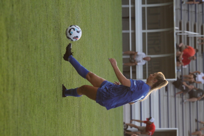 Saint Louis University (SLU) vs SEMO Womens Soccer 2025 A -XXIV.jpg :: Saint Louis University (SLU) Billiken's Women's Soccer exhibition game against Southeast Missouri State University (SEMO) Redhawks at Robert R. Hermann Stadium in St. Louis, Missouri, USA. SLU won 5-0. On The Pitch time 6pm. The Pitch - A Soccer Pitch is the official term for the playing field in soccer, primarily used in the UK and other countries with a strong soccer culture. 