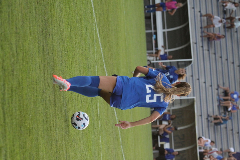 Saint Louis University (SLU) vs SEMO Womens Soccer 2025 A -XXIX.jpg :: Saint Louis University (SLU) Billiken's Women's Soccer exhibition game against Southeast Missouri State University (SEMO) Redhawks at Robert R. Hermann Stadium in St. Louis, Missouri, USA. SLU won 5-0. On The Pitch time 6pm. The Pitch - A Soccer Pitch is the official term for the playing field in soccer, primarily used in the UK and other countries with a strong soccer culture. 