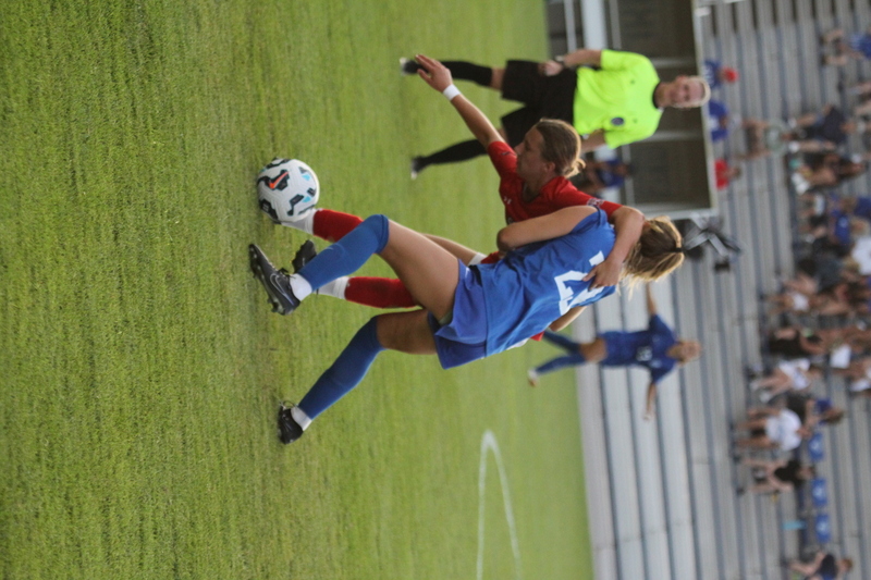 Saint Louis University (SLU) vs SEMO Womens Soccer 2025 A -XXXV.jpg :: Saint Louis University (SLU) Billiken's Women's Soccer vs SEMO Redhawks a Division II 9th ranked Ohio Valley Conference team. The match was played at Robert R. Hermann Stadium in St. Louis, Missouri, USA. SLU won 5-0. 