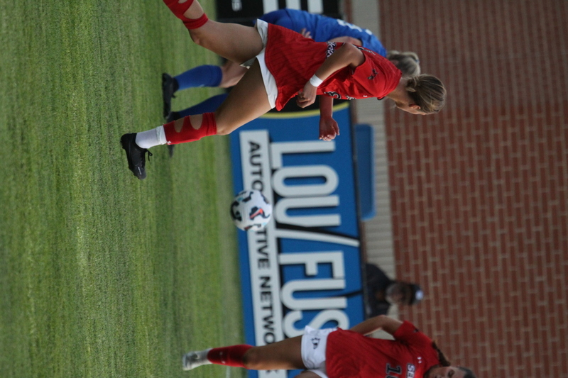 Saint Louis University (SLU) vs SEMO Womens Soccer 2025 A -XXXX.jpg :: Saint Louis University (SLU) Billiken's Women's Soccer vs SEMO Redhawks a Division II 9th ranked Ohio Valley Conference team. The match was played at Robert R. Hermann Stadium in St. Louis, Missouri, USA. SLU won 5-0. 