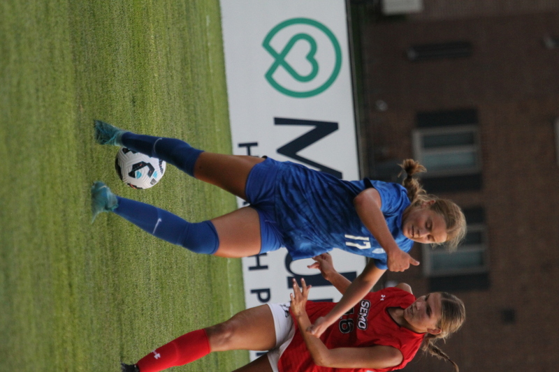 Saint Louis University (SLU) vs SEMO Womens Soccer 2025 A -XXXXV.jpg :: Saint Louis University (SLU) Billiken's Women's Soccer vs SEMO Redhawks a Division II 9th ranked Ohio Valley Conference team. The match was played at Robert R. Hermann Stadium in St. Louis, Missouri, USA. SLU won 5-0. 