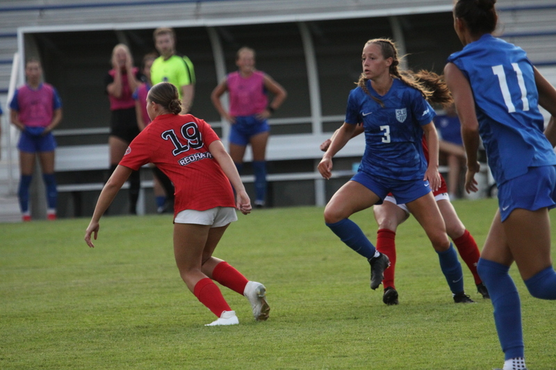 Saint Louis University (SLU) vs SEMO Womens Soccer 2025 A -XXXXVIII.jpg :: Saint Louis University (SLU) Billikens vs Southeast Missouri State University (SEMO) at Robert R. Hermann Stadium (Bill McDermott Press Box) on the St. Louis, Missouri, USA campus. The Pitch - A football or Soccer field is the playing surface for the game of association football. It's dimensions and markings are defined by Law 1 of the Laws of the Game, The Field of Play. SEMO is a Ohio Valley Conference 9th ranked Division II team. SLU is a Division I A10 team.