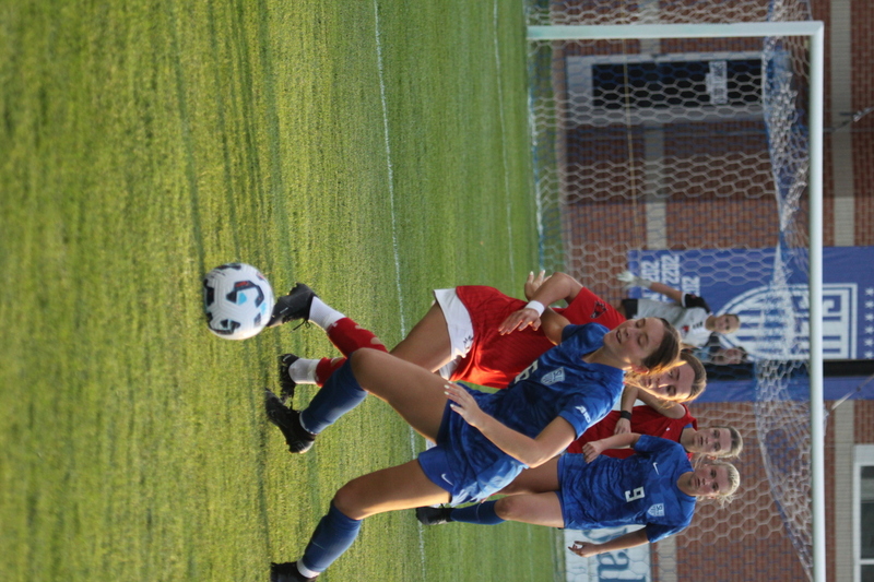 Saint Louis University (SLU) vs SEMO Womens Soccer 2025 CIII.jpg :: Saint Louis University (SLU) Billikens vs Southeast Missouri State University (SEMO) Redhawks Women's Soccer at Robert R. Hermann Stadium on the St. Louis, Missouri, USA campus. The Pitch - A football or Soccer field is the playing surface for the game of association football. It's dimensions and markings are defined by Law 1 of the Laws of the Game, The Field of Play. SLU is a Division I A10 Champion and a NCAA Championships competitor and SEMO is a 9th ranked Division II team matched up in this exhibition game. SLU won 5-0. 