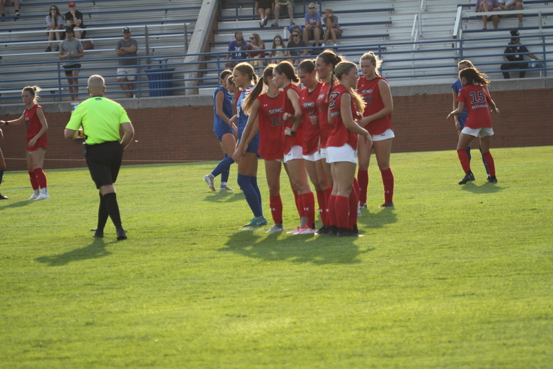 Saint Louis University (SLU) vs SEMO Womens Soccer 2025 LVI.jpg :: Saint Louis University (SLU) Billikens Women's Soccer vs Southeast Missouri State University (SEMO) at Robert R. Hermann Stadium on the St. Louis, Missouri, USA. SEMO is an Ohio Valley Conference 9th ranked team. Bill McDermott Press Box, SLU won 5-0. Game played on Wednesday, 6th, 2025. A football or Soccer field is the playing surface for the game of association football. It's dimensions and markings are defined by Lawe 1 of the Laws of the Game, The Field of Play. (Terms) A Soccer fitch is the official term for the playing field in Soccer, primarily used in the UK and other countries with a strong soccer culture. 