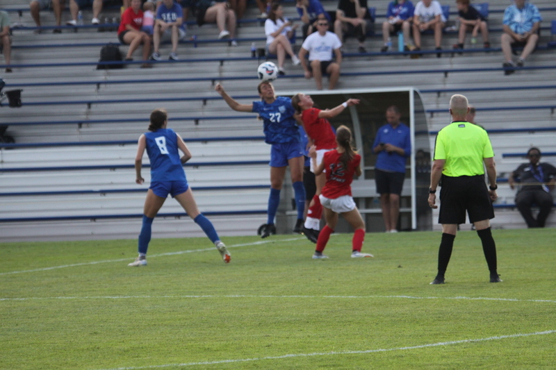 Saint Louis University (SLU) vs SEMO Womens Soccer 2025 LXI.jpg :: Saint Louis University (SLU) Billikens Women's Soccer vs Southeast Missouri State University (SEMO) at Robert R. Hermann Stadium on the St. Louis, Missouri, USA. SEMO is an Ohio Valley Conference 9th ranked team. Bill McDermott Press Box, SLU won 5-0. Game played on Wednesday, 6th, 2025. A football or Soccer field is the playing surface for the game of association football. It's dimensions and markings are defined by Lawe 1 of the Laws of the Game, The Field of Play. (Terms) A Soccer fitch is the official term for the playing field in Soccer, primarily used in the UK and other countries with a strong soccer culture. 