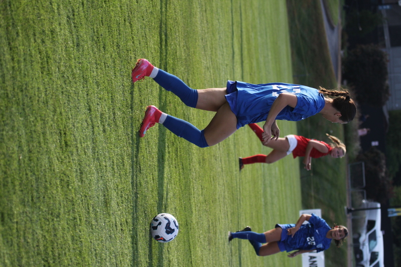 Saint Louis University (SLU) vs SEMO Womens Soccer 2025 LXXIV.jpg :: Saint Louis University (SLU) vs SEMO Women's Soccer 2025 at Robert R. Hermann Stadium on the St. Louis, Missouri, USA. The Billiken's won 5-0. The Redhawks of Southeast Missouri State University are 9th ranked in the Ohio Valley Conference a Division II University and the Billiken's are a Division I University in the Atlantic 10 Conference (A10). SLU has won the A10 Conference the last two years. SLU also made to the NCAA Championships on The Pitch. A Soccer Pitch is the official term for the playing field in soccer, primarily used in the UK and other countries with a strong soccer culture.  