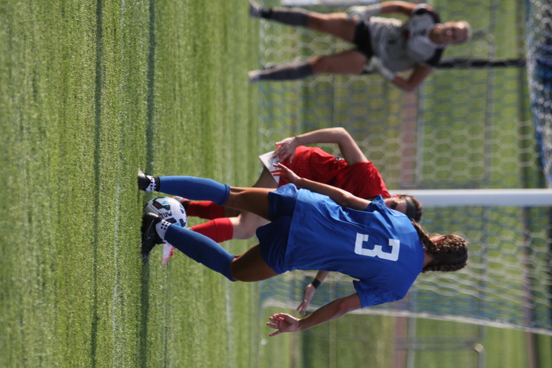 Saint Louis University (SLU) vs SEMO Womens Soccer 2025 LXXVIII.jpg :: Saint Louis University (SLU) vs SEMO Women's Soccer 2025 at Robert R. Hermann Stadium on the St. Louis, Missouri, USA. The Billiken's won 5-0. The Redhawks of Southeast Missouri State University are 9th ranked in the Ohio Valley Conference a Division II University and the Billiken's are a Division I University in the Atlantic 10 Conference (A10). SLU has won the A10 Conference the last two years. SLU also made to the NCAA Championships on The Pitch. A Soccer Pitch is the official term for the playing field in soccer, primarily used in the UK and other countries with a strong soccer culture.  
