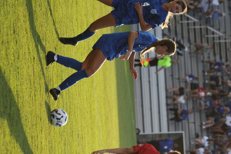 Saint Louis University (SLU) vs SEMO Womens Soccer 2025 LXXXVIII.jpg :: Saint Louis University (SLU) vs SEMO Women's Soccer 2025 at Robert R. Hermann Stadium on the St. Louis, Missouri, USA. The Billiken's won 5-0. The Redhawks of Southeast Missouri State University are 9th ranked in the Ohio Valley Conference a Division II University and the Billiken's are a Division I University in the Atlantic 10 Conference (A10). SLU has won the A10 Conference the last two years. SLU also made to the NCAA Championships on The Pitch. A Soccer Pitch is the official term for the playing field in soccer, primarily used in the UK and other countries with a strong soccer culture.  