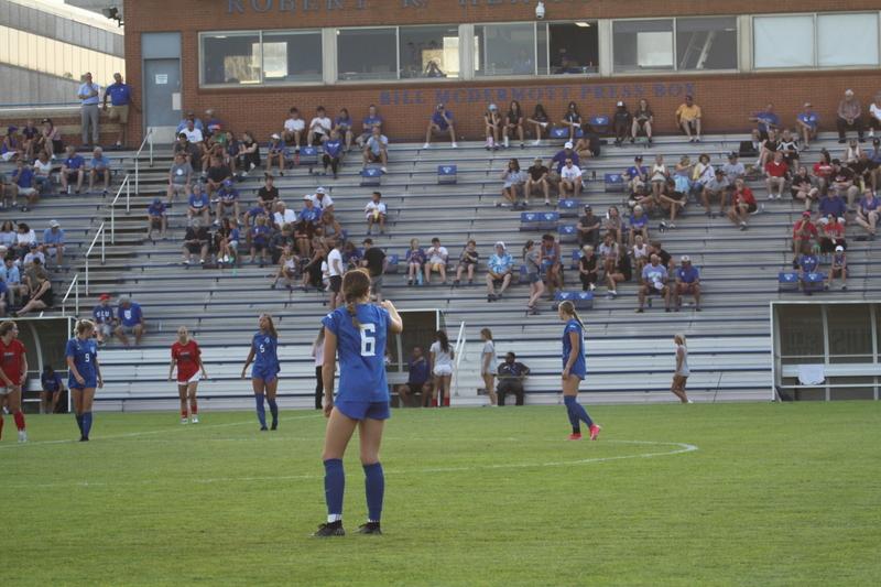 Saint Louis University (SLU) vs SEMO Womens Soccer 2025 LXXXX.jpg :: Saint Louis University (SLU) vs SEMO Women's Soccer 2025 at Robert R. Hermann Stadium on the St. Louis, Missouri, USA. The Billiken's won 5-0. The Redhawks of Southeast Missouri State University are 9th ranked in the Ohio Valley Conference a Division II University and the Billiken's are a Division I University in the Atlantic 10 Conference (A10). SLU has won the A10 Conference the last two years. SLU also made to the NCAA Championships on The Pitch. A Soccer Pitch is the official term for the playing field in soccer, primarily used in the UK and other countries with a strong soccer culture.  
