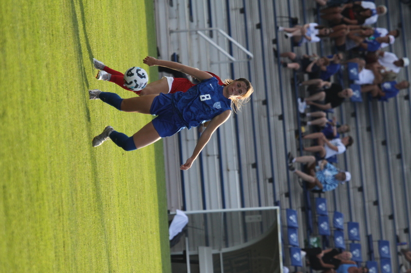 Saint Louis University (SLU) vs SEMO Womens Soccer 2025 XVII.jpg :: Saint Louis University (SLU) Billiken's Women's Soccer vs Southeast Missouri State University (SEMO) Redhawks at Robert R. Hermann Stadium on the St. Louis, Missouri, USA Campus. SLU won 5-0 in the exhibition match up. SEMO is 9th ranked in Ohio Valley Conference Division II and SLU is in the A10 Conference and is a Division I Team.  
