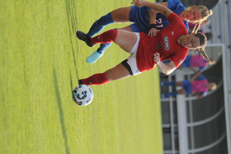 Saint Louis University (SLU) vs SEMO Womens Soccer 2025 XXVIII.jpg :: Saint Louis University (SLU) Billiken's Women's Soccer vs Southeast Missouri State University (SEMO) Redhawks at Robert R. Hermann Stadium on the St. Louis, Missouri, USA Campus. SLU won 5-0 in the exhibition match up. SEMO is 9th ranked in Ohio Valley Conference Division II and SLU is in the A10 Conference and is a Division I Team.  