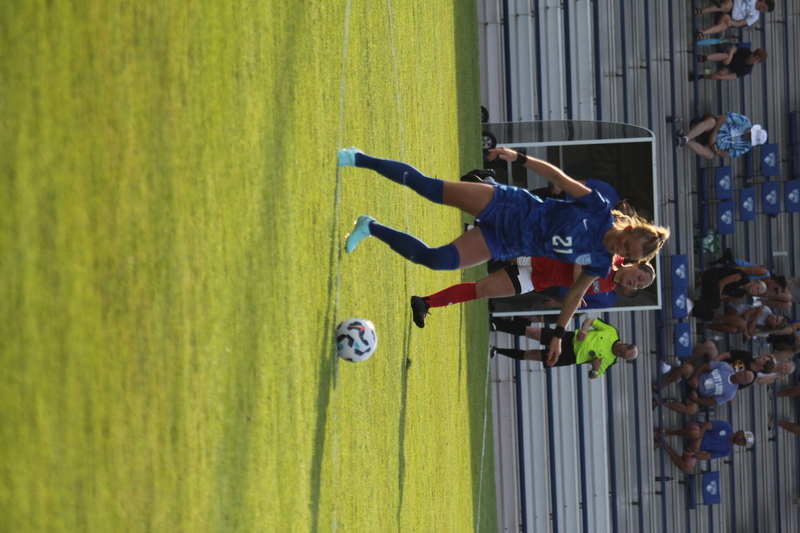Saint Louis University (SLU) vs SEMO Womens Soccer 2025 XXXXIII.jpg :: Saint Louis University (SLU) Billikens Women's Soccer vs Southeast Missouri State University (SEMO) at Robert R. Hermann Stadium on the St. Louis, Missouri, USA. SEMO is an Ohio Valley Conference 9th ranked team. Bill McDermott Press Box, SLU won 5-0. Game played on Wednesday, 6th, 2025. A football or Soccer field is the playing surface for the game of association football. It's dimensions and markings are defined by Lawe 1 of the Laws of the Game, The Field of Play. (Terms) A Soccer fitch is the official term for the playing field in Soccer, primarily used in the UK and other countries with a strong soccer culture. 