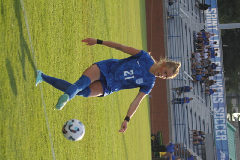 Saint Louis University (SLU) vs SEMO Womens Soccer 2025 XXXXVI.jpg :: Saint Louis University (SLU) Billikens Women's Soccer vs Southeast Missouri State University (SEMO) at Robert R. Hermann Stadium on the St. Louis, Missouri, USA. SEMO is an Ohio Valley Conference 9th ranked team. Bill McDermott Press Box, SLU won 5-0. Game played on Wednesday, 6th, 2025. A football or Soccer field is the playing surface for the game of association football. It's dimensions and markings are defined by Lawe 1 of the Laws of the Game, The Field of Play. (Terms) A Soccer fitch is the official term for the playing field in Soccer, primarily used in the UK and other countries with a strong soccer culture. 