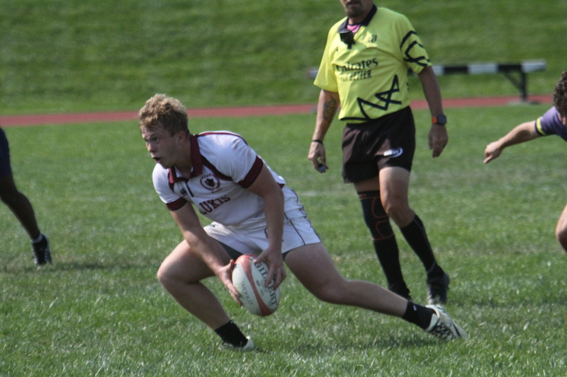 Saint Louis University (SLU) vs Southern Illinois University Rugby 2024 LX.jpg :: Saint Louis University (SLU) vs Southern Illinois University Carbondale (SIU) Salukis Men's Rugby at SLU Medical Center Recreational Complex-St. Louis, Missouri, USA. Rugby is an intramural Sport at Saint Louis University. The games are sanctioned in the Division III Gateway Collegiate Conference.