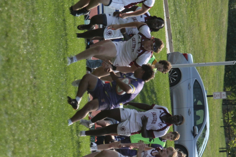 Saint Louis University (SLU) vs Southern Illinois University Rugby 2024 LXIII.jpg :: Saint Louis University (SLU) vs Southern Illinois University Carbondale (SIU) Salukis Men's Rugby at SLU Medical Center Recreational Complex-St. Louis, Missouri, USA. Rugby is an intramural Sport at Saint Louis University. The games are sanctioned in the Division III Gateway Collegiate Conference.