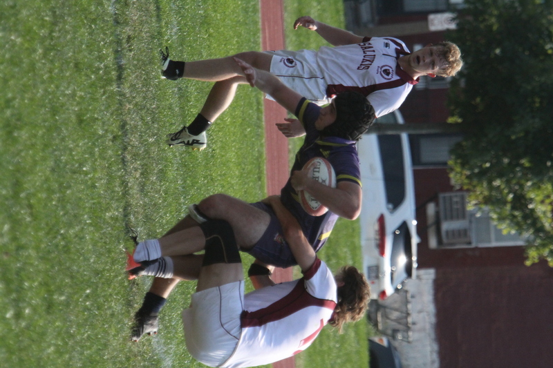 Saint Louis University (SLU) vs Southern Illinois University Rugby 2024 LXX.jpg :: Saint Louis University (SLU) vs Southern Illinois University Carbondale (SIU) Salukis Men's Rugby at SLU Medical Center Recreational Complex-St. Louis, Missouri, USA. Rugby is an intramural Sport at Saint Louis University. The games are sanctioned in the Division III Gateway Collegiate Conference.