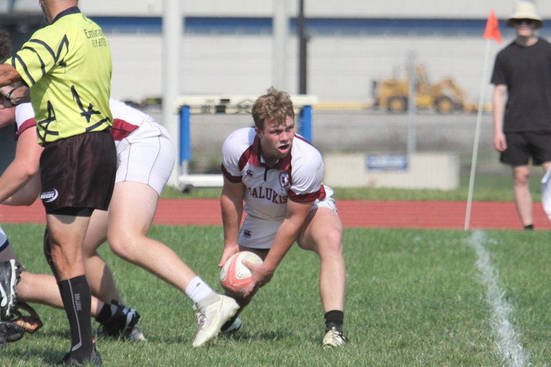 Saint Louis University (SLU) vs Southern Illinois University Rugby 2024 XVI.jpg :: Sant Louis University (SLU) vs Southern Illinois University (Salukis) October 13, 2024 SLU wins 17 to 12 at the Saint Louis University Medical Center Recreational Complex in St. Louis, Missouri, USA. NCAA, Intramural Rugby, National Collegiate Rugby Organization 