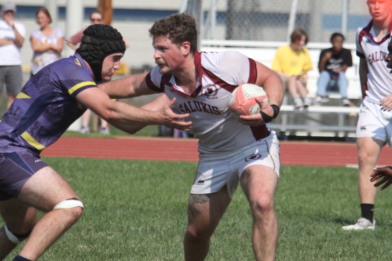 Saint Louis University (SLU) vs Southern Illinois University Rugby 2024 XXV.jpg :: Sant Louis University (SLU) vs Southern Illinois University (Salukis) October 13, 2024 SLU wins 17 to 12 at the Saint Louis University Medical Center Recreational Complex in St. Louis, Missouri, USA. NCAA, Intramural Rugby, National Collegiate Rugby Organization 