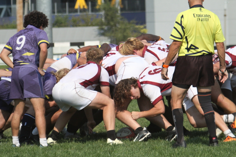 Saint Louis University (SLU) vs Southern Illinois University Rugby 2024 XXXII.jpg :: Sant Louis University (SLU) vs Southern Illinois University (Salukis) October 13, 2024 SLU wins 17 to 12 at the Saint Louis University Medical Center Recreational Complex in St. Louis, Missouri, USA. NCAA, Intramural Rugby, National Collegiate Rugby Organization 