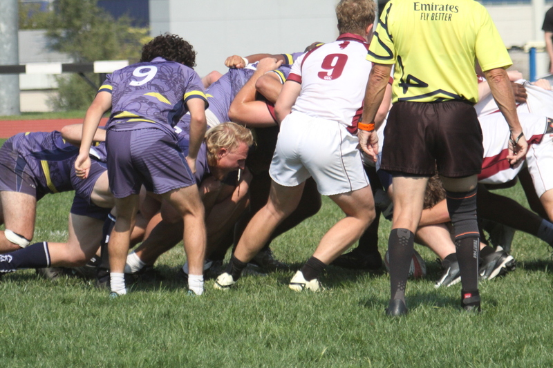 Saint Louis University (SLU) vs Southern Illinois University Rugby 2024 XXXVI.jpg :: Sant Louis University (SLU) vs Southern Illinois University (Salukis) October 13, 2024 SLU wins 17 to 12 at the Saint Louis University Medical Center Recreational Complex in St. Louis, Missouri, USA. NCAA, Intramural Rugby, National Collegiate Rugby Organization 