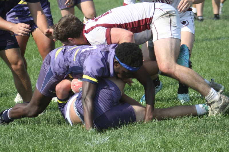 Saint Louis University (SLU) vs Southern Illinois University Rugby 2024 XXXXI.jpg :: Sant Louis University (SLU) vs Southern Illinois University (Salukis) October 13, 2024 SLU wins 17 to 12 at the Saint Louis University Medical Center Recreational Complex in St. Louis, Missouri, USA. NCAA, Intramural Rugby, National Collegiate Rugby Organization 