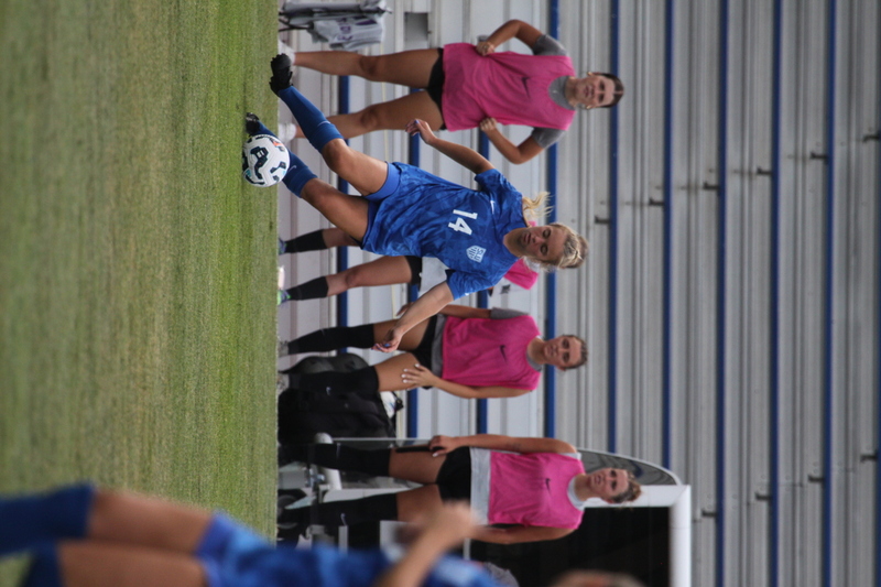 Saint Louis University (SLU) vs University of Evansville Womens Soccer 2025 A -L.jpg :: Saint Louis University (SLU) vs University of Evansville Women's Soccer 2025 at Robert R. Hermann Stadium in St. Louis, Missouri, USA. SLU wins 4-0. This is an exhibition match up between a number 1 ranked SLU an A10 team and an 8th ranked Missouri Valley Conference University of Evansville both are Division I NCAA teams. The Pitch - A football or soccer field is the playing surface for the game of association football. It's dimensions and markings are defined by Law1 of the Laws of the Game, The Field of Play.