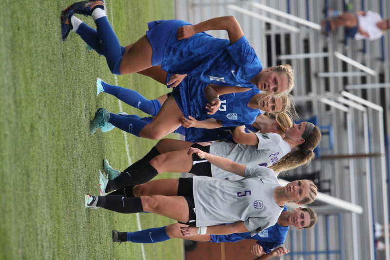 Saint Louis University (SLU) vs University of Evansville Womens Soccer 2025 A -LXXVI.jpg :: Saint Louis University (SLU) vs University of Evansville Women's Soccer 2025 at Robert R. Hermann Stadium in St. Louis, Missouri, USA. SLU wins 4-0. This is an exhibition match up between a number 1 ranked SLU an A10 team and an 8th ranked Missouri Valley Conference University of Evansville both are Division I NCAA teams. The Pitch - A football or soccer field is the playing surface for the game of association football. It's dimensions and markings are defined by Law1 of the Laws of the Game, The Field of Play.