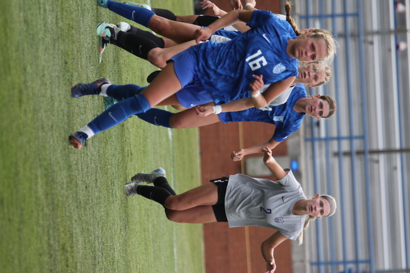 Saint Louis University (SLU) vs University of Evansville Womens Soccer 2025 A -LXXVII.jpg :: Saint Louis University (SLU) vs University of Evansville Women's Soccer 2025 at Robert R. Hermann Stadium in St. Louis, Missouri, USA. SLU wins 4-0. This is an exhibition match up between a number 1 ranked SLU an A10 team and an 8th ranked Missouri Valley Conference University of Evansville both are Division I NCAA teams. The Pitch - A football or soccer field is the playing surface for the game of association football. It's dimensions and markings are defined by Law1 of the Laws of the Game, The Field of Play.
