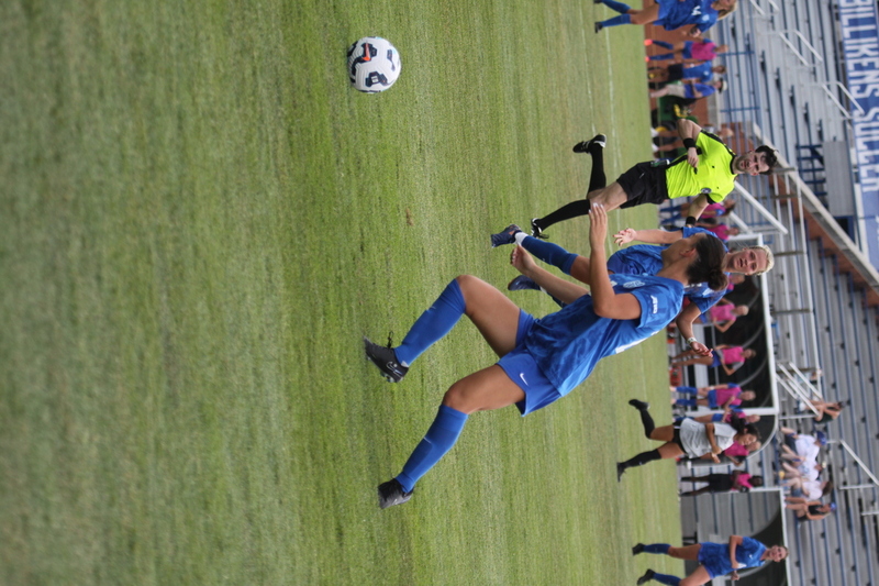 Saint Louis University (SLU) vs University of Evansville Womens Soccer 2025 A -LXXXIII.jpg :: Saint Louis University (SLU) vs University of Evansville Women's Soccer 2025 at Robert R. Hermann Stadium in St. Louis, Missouri, USA. SLU wins 4-0. This is an exhibition match up between a number 1 ranked SLU an A10 team and an 8th ranked Missouri Valley Conference University of Evansville both are Division I NCAA teams. The Pitch - A football or soccer field is the playing surface for the game of association football. It's dimensions and markings are defined by Law1 of the Laws of the Game, The Field of Play.