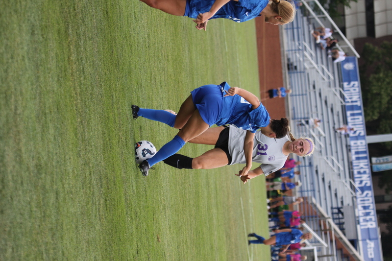 Saint Louis University (SLU) vs University of Evansville Womens Soccer 2025 A -LXXXV.jpg :: Saint Louis University (SLU) vs University of Evansville Women's Soccer 2025 at Robert R. Hermann Stadium in St. Louis, Missouri, USA. SLU wins 4-0. This is an exhibition match up between a number 1 ranked SLU an A10 team and an 8th ranked Missouri Valley Conference University of Evansville both are Division I NCAA teams. The Pitch - A football or soccer field is the playing surface for the game of association football. It's dimensions and markings are defined by Law1 of the Laws of the Game, The Field of Play.