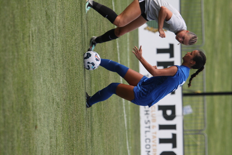 Saint Louis University (SLU) vs University of Evansville Womens Soccer 2025 A -XXXVII.jpg :: Saint Louis University (SLU) Billiken's Women's Soccer vs University of Evansville, Indiana ACES at Robert R. Hermann Stadium-St. Louis, Missouri, USA. SLU won 4-0. On The Pitch - A Soccer Pitch is the official term for the playing field in soccer, primarily used in the UK and other countries with a strong soccer culture.  