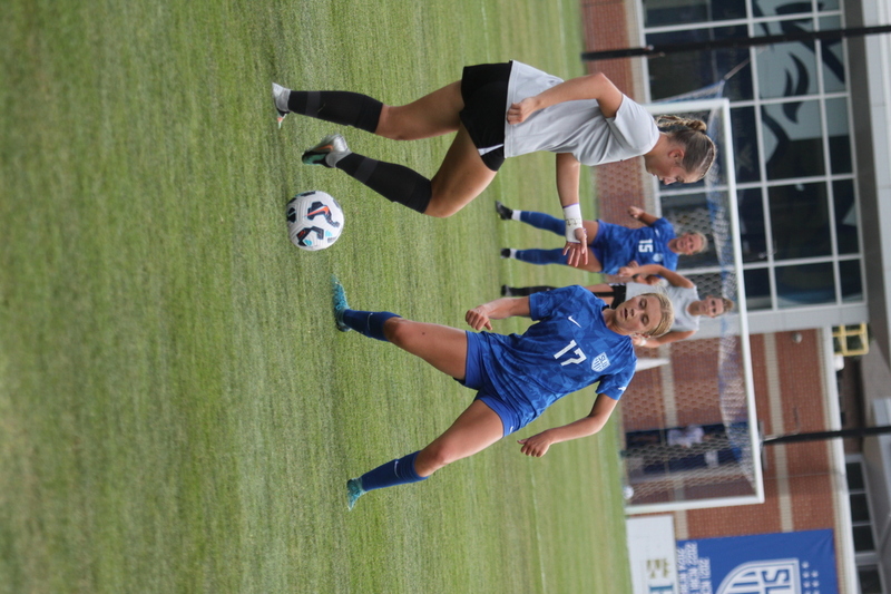 Saint Louis University (SLU) vs University of Evansville Womens Soccer 2025 A -XXXXIX.jpg :: Saint Louis University (SLU) vs University of Evansville Women's Soccer 2025 at Robert R. Hermann Stadium in St. Louis, Missouri, USA. SLU wins 4-0. This is an exhibition match up between a number 1 ranked SLU an A10 team and an 8th ranked Missouri Valley Conference University of Evansville both are Division I NCAA teams. The Pitch - A football or soccer field is the playing surface for the game of association football. It's dimensions and markings are defined by Law1 of the Laws of the Game, The Field of Play.