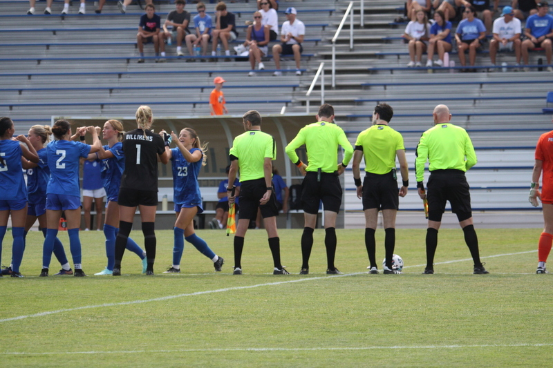 Saint Louis University (SLU) vs University of Evansville Womens Soccer 2025 IV.jpg :: Saint Louis University (SLU) Women's Soccer vs. University of Evansville ACES at Robert R. Herrmann Stadium on the SLU Saint Louis Campus. This is an exhibition match up between two Division I teams. SLU is an A10 Conference team and University of Evansville is a Missouri Valley Conference team. SLU won the match up 4-0. NCAA, Nike