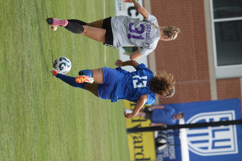Saint Louis University (SLU) vs University of Evansville Womens Soccer 2025 XX.jpg :: Saint Louis University (SLU) Women's Soccer vs. University of Evansville ACES at Robert R. Herrmann Stadium on the SLU Saint Louis Campus. This is an exhibition match up between two Division I teams. SLU is an A10 Conference team and University of Evansville is a Missouri Valley Conference team. SLU won the match up 4-0. NCAA, Nike