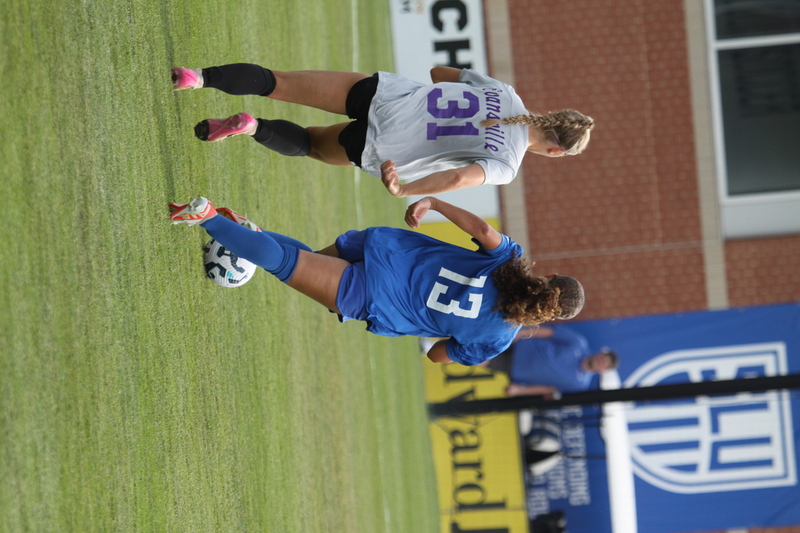 Saint Louis University (SLU) vs University of Evansville Womens Soccer 2025 XXI.jpg :: Saint Louis University (SLU) Women's Soccer vs. University of Evansville ACES at Robert R. Herrmann Stadium on the SLU Saint Louis Campus. This is an exhibition match up between two Division I teams. SLU is an A10 Conference team and University of Evansville is a Missouri Valley Conference team. SLU won the match up 4-0. NCAA, Nike