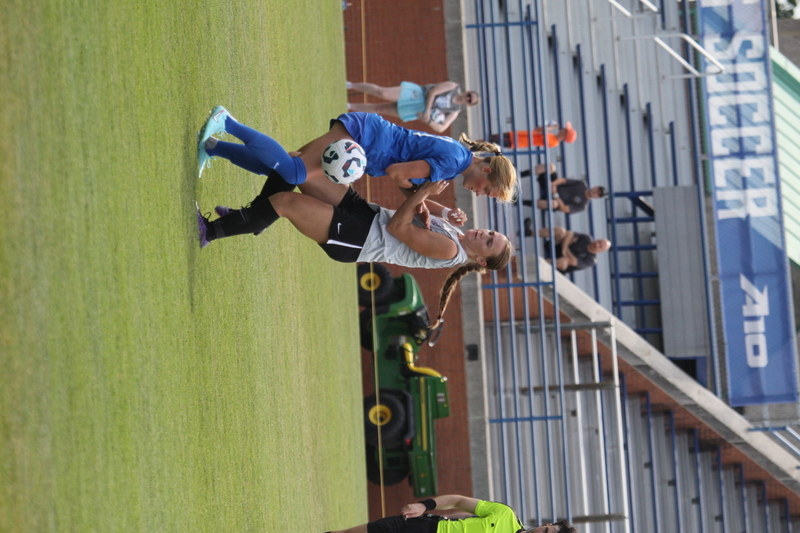 Saint Louis University (SLU) vs University of Evansville Womens Soccer 2025 XXVI.jpg :: Saint Louis University (SLU) Women's Soccer vs. University of Evansville ACES at Robert R. Herrmann Stadium on the SLU Saint Louis Campus. This is an exhibition match up between two Division I teams. SLU is an A10 Conference team and University of Evansville is a Missouri Valley Conference team. SLU won the match up 4-0. NCAA, Nike
