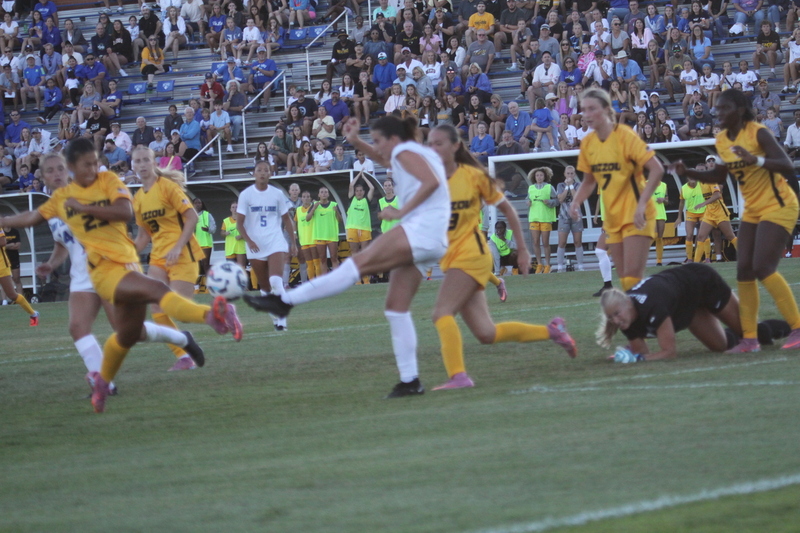 Saint Louis University (SLU) vs University of Missouri Womens Soccer 2025 A -C.jpg :: Saint Louis University (SLU) vs University of Missouri (MIZZOU) Women's Soccer 2025 at Robert R. Hermann Stadium -St. Louis, Missouri, USA. SLU won 1-0 goal scored by Rylee Howard. NCAA women's soccer