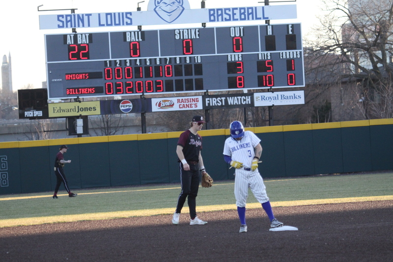 Saint Louis University Baseball vs Bellarmine University 2026 A -XXXV.jpg :: Saint Louis University Baseball vs Bellarmine University 2026 at Billikens Sports Center in St. Louis, Missouri, USA. SLU wins 13 to 3 and the 10 Run Rule is observed. NCAA Baseball, Division I SLU is a A10 Conference University.