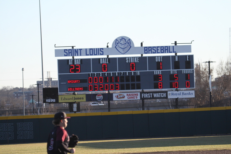 Saint Louis University Baseball vs Bellarmine University 2026 CVII.jpg :: Saint Louis University Baseball vs Bellarmine University 2026 02/27/2026 at Billikens Sports Center in St. Louis, Missouri, USA. NCAA Division I Collegiate Baseball