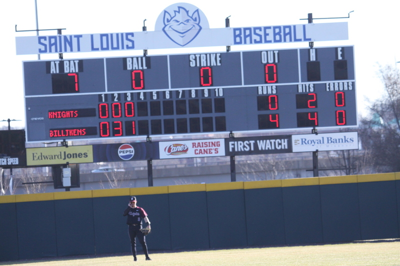 Saint Louis University Baseball vs Bellarmine University 2026 LV.jpg :: Saint Louis University Baseball vs Bellarmine University at Billikens Sports Center in St. Louis, Missouri, USA. NCAA Division I Collegiate Baseball