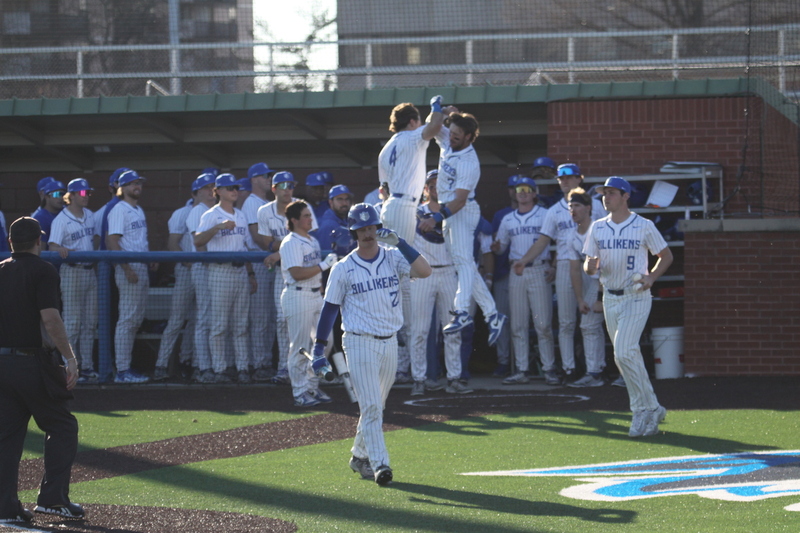 Saint Louis University Baseball vs Bellarmine University 2026 LXI.jpg :: Saint Louis University Baseball vs Bellarmine University at Billikens Sports Center in St. Louis, Missouri, USA. NCAA Division I Collegiate Baseball