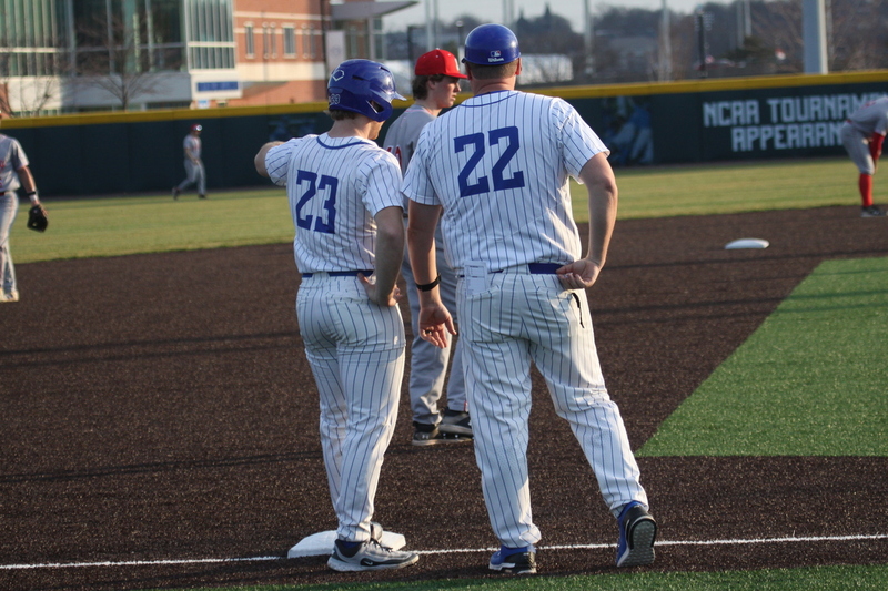 Saint Louis University Baseball vs Bradley University 2026  LXXIII.jpg :: Saint Louis University Baseball vs Bradley University 2026 at Billikens Sports Center in St. Louis, Missouri, USA.  A SLU win 2-1 in 9 innings of play. NCAA Baseball, College Baseball, A10 Conference, Missouri Valley Conference, 03/07/2026 4pm