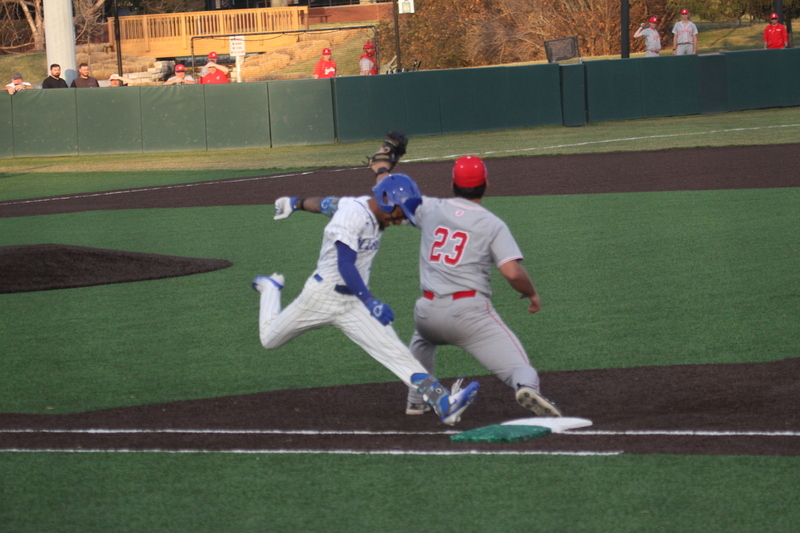 Saint Louis University Baseball vs Bradley University 2026 A -IV.jpg :: Saint Louis University Baseball vs Bradley University 2026 at Billikens Sports Center in St. Louis, Missouri, USA. Division I Baseball, NCAA Baseball, College Baseball, SLU win 2-1