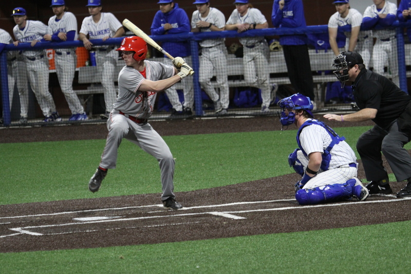 Saint Louis University Baseball vs Bradley University 2026 A -LVI.jpg :: Saint Louis University Baseball vs Bradley University 2026 at Billikens Sports Center in St. Louis, Missouri, USA. Another win for SLU Baseball 2-1 in regulation play. NCAA Baseball, College Baseball, Billikens Sports