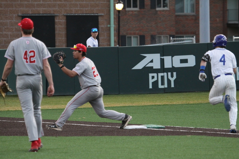 Saint Louis University Baseball vs Bradley University 2026 A -XXI.jpg :: Saint Louis University Baseball vs Bradley University 2026 at Billikens Sports Center in St. Louis, Missouri, USA. Another win for SLU Baseball 2-1 in regulation play. NCAA Baseball, College Baseball, Billikens Sports